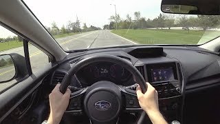 2018 Subaru Crosstrek 20i Premium 6Speed Manual  POV Test Drive Binaural Audio [upl. by Britte]