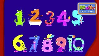 Number Muncher Monster  Monster Math Squad  Cartoons for Kids  WildBrain Wonder [upl. by Beatrix]