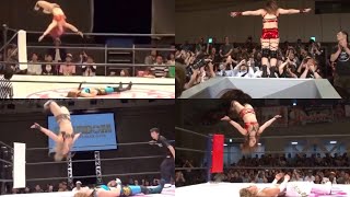 Io Shirai  Moonsault compilation [upl. by Ferree568]