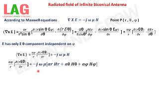 Radiated field of infinite Biconical Antenna Hindi  Antenna [upl. by Fitz]