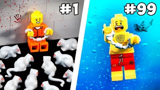 10 LEGO Minifigures Vs Your BIGGEST FEARS… [upl. by Dewees]