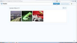 How to Download a Dropbox Gallery [upl. by Aerbua834]