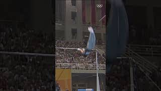 Igor Cassinas 🇮🇹 breathtaking high bar performance at Athens 2004 [upl. by Tobe]