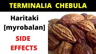 Haritaki side effects  Terminalia chebula  chebulic myrobalan side effects [upl. by Aibar]