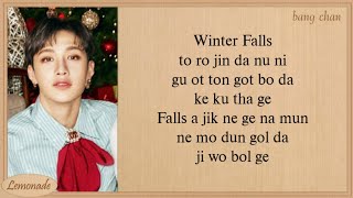 Stray Kids  Winter Falls Easy Lyrics [upl. by Aloek968]