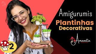 ∙∘○ amigurumi ○∘∙ Plantinhas decorativas » 22 [upl. by Scheers]