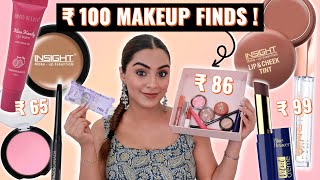 Top 10 Under Rs 100 😍 EXTREMELY AFFORDABLE Makeup Products That ACTUALLY Work [upl. by Meeka]