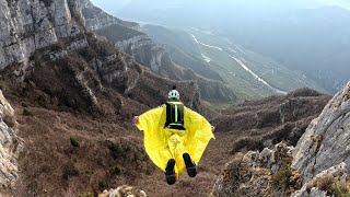 Highline  Wingsuit Flight  Italy [upl. by Eimmat]