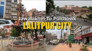 Jawalakhel to Pulchowk  Lalitpur City  4k Virtual Walking Tour Nepal 2024 May [upl. by Xenophon]