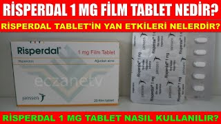 Risperdal 1 Mg Film Tablet Nedir Risperdal Tabletin Yan Etkisi Nedir Risperdal Nasıl Kullanılır [upl. by Isleen316]