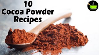 10 Cocoa Powder Recipes [upl. by Ecart]