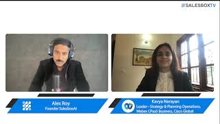 SalesboxTV Webisode Kavya Narayan  Leader  Strategy amp Planning Operations Webex CPaaS Business [upl. by Oiraved]