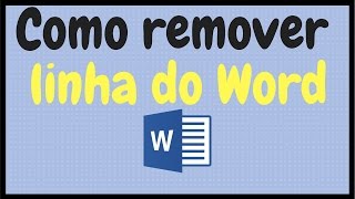 📌Como remover linha do word  Essa dica vai salvar a sua vida Prof Alda [upl. by Ursas420]