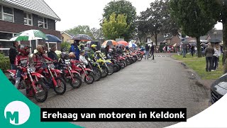 Motocrossers nemen afscheid van overleden jongen in Keldonk I Omroep Meierij [upl. by Annot]