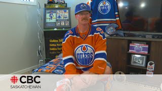 Edmonton Oilers fan says teams fight has mirrored his own with cancer [upl. by Normalie]