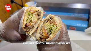 Its a culture of New York Hajjis Deli in Harlem is known for its chopped cheese sandwich [upl. by Etteniotnna]