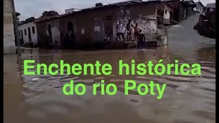 Enchente rio Poty em Teresina [upl. by Airotkciv602]