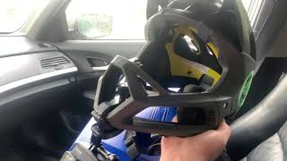 Chin Mount GoPro Setup for Full Face Helmet [upl. by Hgielrak560]