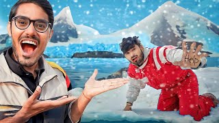 Crazy XYZ Challenge Us To Survive 24 Hours In Ice 🥶 आखिरकार ये अनहोनी हो ही गई 🥺 [upl. by Laitselec30]