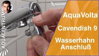 Auftisch Wasserionisierer  AquaVolta Cavendish 9 am Wasserhahn  Bedienung des Umschaltventils [upl. by Nesta]