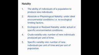 Natality Mortality and Survivorship Curves [upl. by Zel261]