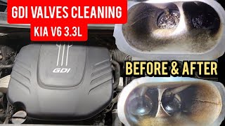 Kia Sorento  Sedona 33L GDI  How clean Intake valves [upl. by Breed]