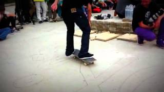 Luan Oliveira Switch Gazelle Heelflip Slow Motion [upl. by Euqina]