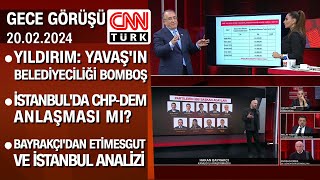 İstanbulda CHPDEM anlaşması mı  Bayrakçıdan Etimesgutİstanbul analizi  Gece Görüşü 20022024 [upl. by Euqinahs]