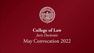 College of Law Master of Legal Studies Convocation  University of Oklahoma [upl. by Neerehs]