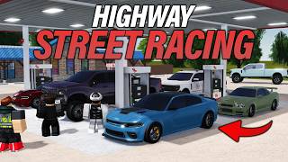 HUGE HIGHWAY STREET RACING IN GV  ROBLOX  Greenville [upl. by Kosse]