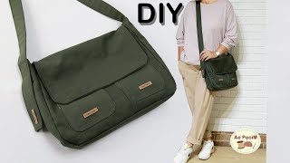 DIY crossbody bag  Unisex bag [upl. by Rolyat]