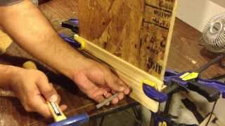 How to install a baseboard Using A Hammer and Nails [upl. by Talich]