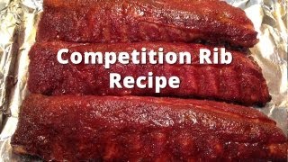 Competition Rib Recipe  HowToBBQRight Baby Back Rib Method [upl. by Ellenwad21]