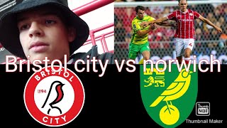 Placheta scores as 1000 norwich fans go mentalmatchday vlog bristol city vs Norwich city [upl. by Nivlek]