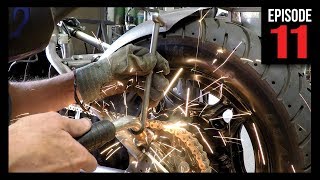 Bobber Metal Fabrication  HONDA CB650  Episode 11 [upl. by Banquer]