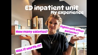 ED INPATIENT EXPERIENCE  food exercise fights with other patients  no filter  katiagtfitness [upl. by Merton]