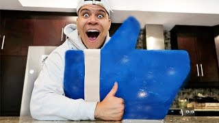 GIANT GUMMY YOUTUBE LIKE BUTTON CAN THIS VIDEO HIT 500000 LIKES [upl. by Jacie]