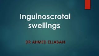 Inguinoscrotal swellings 1 [upl. by Retnuh]