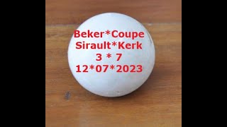 BALLE PELOTE COUPE BEKER 12072023  SIRAULT  KERKSKEN 3  7 [upl. by Bayless]