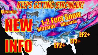 Just in NEW Info Shows Multiple EF2 Tornadoes Hurricane Winds Multiple Blizzards [upl. by Ssur620]