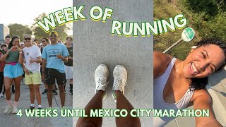 MARATHON TRAINING VLOG 4 Weeks Until Mexico City Marathon [upl. by Lanita]