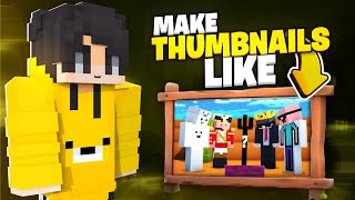 How To Make Attractive Thumbnails Like SenpaiSpider 🤩 in Just 5 Minutes🔥Easy amp Attractive [upl. by Ilocin924]