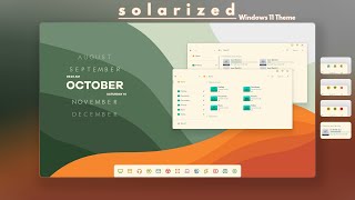 Solarized Theme For Windows 11  s o l a r i z e d  VIN STAR [upl. by Littell414]