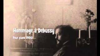 Germaine Tailleferre Hommage à Debussy 1920 [upl. by Ahsiekel467]