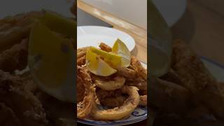 How To Fry Calamari Rings Or Squid Rings The Greek Way [upl. by Joell828]