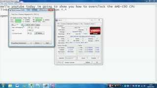 how to overclock any amd cpu [upl. by Ruyam]