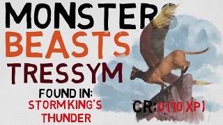 Beast 30 Tressym DnD 5E Monsters [upl. by Maryly]