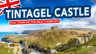 TINTAGEL CASTLE CORNWALL  Full tour of the real King Arthurs Camelot in 4K [upl. by Brendan]