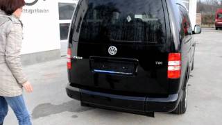 VW Caddy Maxi Fahrzeugumbau mit Heckausschnitt [upl. by Lathe]