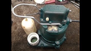 zoeller m53d sump pump rebuild part 5 [upl. by Nyladnohr]